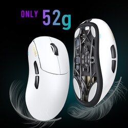 LAMZU ホワイト エルゴノミックマウス 本体＋4Kドングル LAMZU ホワイト エルゴノミックマウス 本体＋4Kドングル LAMZU