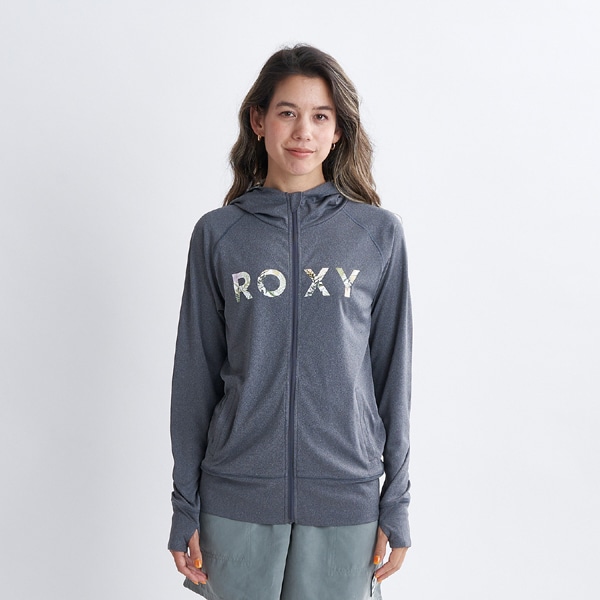 ロキシー ROXYSIMPLY BOTANICAL LOGO PARKA RLY241027 CHA Mサイズ [ラッシュガード レディース]Ω