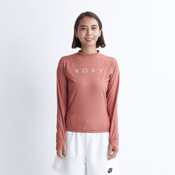 RASHIE L/S レディース ラッシュガード BRN Sサイズ RLY245034