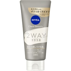 ニベア クリアビューティー2WAY美容洗顔 120g [洗顔フォーム]