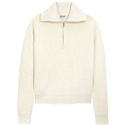 ハーフジッププルオーバーセーター AIW23WKNI005 ZAFAO28 006 SABLE Mサイズ [アウトドア セーター レディース]