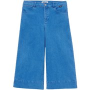 ワイドレッグデニムパンツ AAS24WBOT012 ZHFAY18 001 ブリーチデニム サイズ36(日本：Sサイズ) [七分丈パンツ レディース]