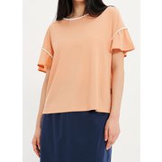 接触冷感 ボートネックTシャツ ZTFAT56 オフコーラル(004) Mサイズ [アウトドア カットソー レディース]