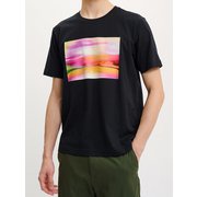 【AIGLE for BEAT ICE】チャリティ グラフィック 半袖Tシャツ ZTHAX28 ノワール(002) Sサイズ [アウトドア カットソー ユニセックス]