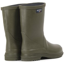 AIGLE（エーグル）カーキハーフ丈メンズレインブーツ BISON 43