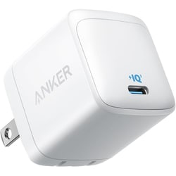 USB急速充電器 Anker 313 Charger（Ace,45W） USB PD（パワーデリバリー）対応 45W USB-C×1ポート PPS対応 GaN 折りたたみ式プラグ ホワイト A2677N21