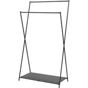 MIP-69DGY [フォールディングハンガー 【組み立てあり】 幅860×奥行430×高さ1510mm ダークグレー]