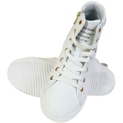 ハイカットシューズ チョルラプクト ホワイト 24.0cm navash-005-WHITE-24