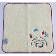 EJRT 10732132 ICOCA ふわふわ刺繍ハンカチーフ フラワー [キャラクターグッズ]