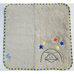 EJRT 10732133 ICOCA ふわふわ刺繍ハンカチーフ スター [キャラクターグッズ]