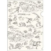 EJRT 10732143 ICOCA 鳥獣戯画 A4クリアファイル [キャラクターグッズ]