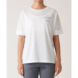 リラックスフィットショートSトップ GA-C665TS W Lサイズ [フィットネス ヨガ シャツ レディース]