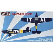KORPK72180 1/72 SAIMAN 202M フィンランド駐在イタリア空軍随行員専用機 [組立式プラスチックモデル]