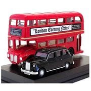 OXLD004 1/76 ロンドンバス&ロンドンタクシー 2台 ギフトセット [ダイキャストミニカー]