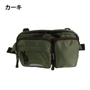 4204-00 カーキ [2WAYウエストポーチ 着脱可能なショルダー付き]