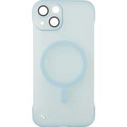 p00631bo [iPhone 15用 超薄マットケース ブルー]