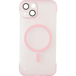 p00631po [iPhone 15用 超薄マットケース ピンク]