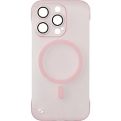 p00631pop [iPhone 15 Pro用 超薄マットケース ピンク]