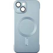 p00377bo [iPhone 15用 超薄メタリックケース ブルー]