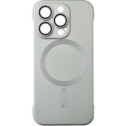 p00630sop [iPhone 15 Pro用 超薄メタリックケース シルバー]