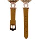 w00409bra [Apple Watch 41/40/38mm用 バンド ストーン付 BR]
