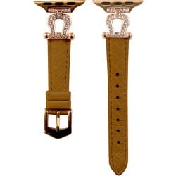 w00409brb [Apple Watch 49/45/44mm用 バンド ストーン付 BR]
