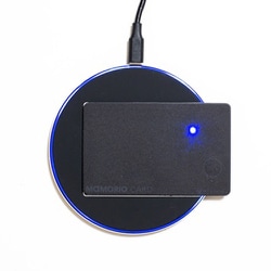 MAMD-001-BK-QC [MAMORIO CARD（マモリオ カード） Black Qi ワイヤレス充電器同梱バージョン]