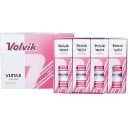 VISTA3 PRISM Pink Stripe [ゴルフボール 1ダース 12球入り]