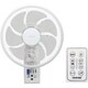 壁掛け扇風機 リモコン付き FW-S3024（W）