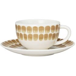 24h トゥオキオ カップ＆ソーサー 約260ml ベージュ 国内正規品 1074257