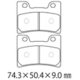 ブレーキパッド YAMAHA A61-021YN