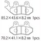 ブレーキパッド SUZUKI A61-022SN