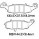 ブレーキパッド KAWASAKI A61-005KN（KS435）
