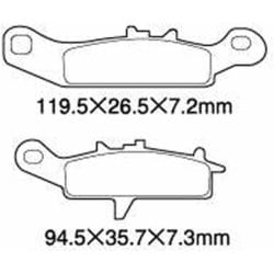 ブレーキパッド KAWASAKI A61-012KN（KS442）
