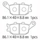 ブレーキパッド KAWASAKI A61-022KN
