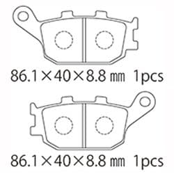 ブレーキパッド KAWASAKI A61-022KN