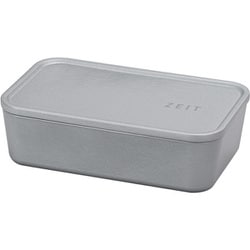 ZEIT 抗菌スクウェア一段ランチbox シルバー