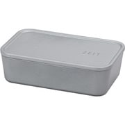 ZEIT 抗菌スクウェア一段ランチbox シルバー