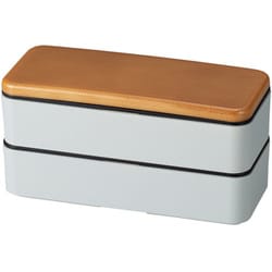 ミース 木目スクウェア弁当 グレー
