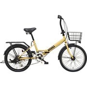 シティサイクル 20型 WONKA 折りたたみ自転車 外装6段 マットコヨーテ FTS206BHD/TBD