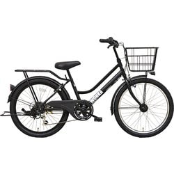 子供用自転車 22型 WONKA ジュニア 外装6段 マットブラック FTS226BHD/TBC