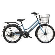 子供用自転車 22型 WONKA ジュニア 外装6段 マットブルーグレー FTS226BHD/TGE