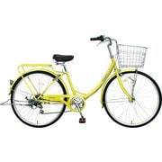 シティサイクル 26型 カラコル 外装6段 イエロー ZRA266WH/YWW