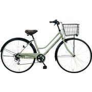 シティサイクル 27型 クラシカルシティ 外装6段 グリーン ZKV276BHC/TEF