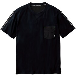 0135-53-4-3L [0135-53 半袖Tシャツ ブラック 3L]