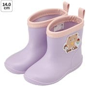 ワッペン付レインブーツ 14cm Bear Cafe RIBTW14