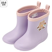 ワッペン付レインブーツ 15cm Bear Cafe RIBTW15