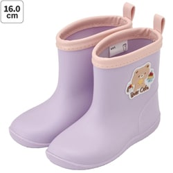 ワッペン付レインブーツ 16cm Bear Cafe RIBTW16