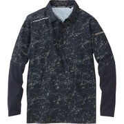 0395-50-23-L [0395-50 長袖ポロシャツ チャコールグレー L]