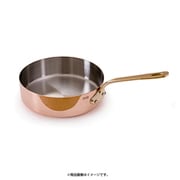 MAUVIEL ソテーパン(ステンレス張り) 直径240mm ブロンズハンドル 106495